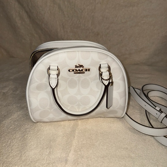 Coach White Satchel Bag - Picture 1 of 7